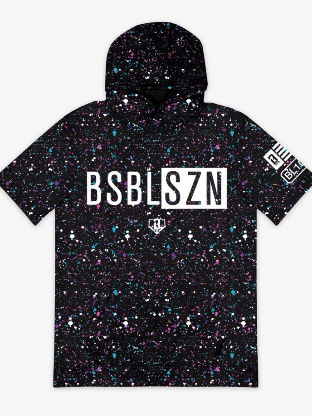 Baseball Lifestyle 101 Short Sleeve Hoodie - YM